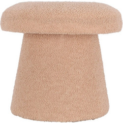 Σκαμπό με διαστάσεις 43x38cm - Beige AAK400110