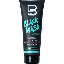 L3VEL3 Barber Black Peel-Off Μαύρη Μάσκα Προσώπου για Μαύρα Στίγματα Αντιγήρανση & Λάμψη με Άνθρακα 250ml