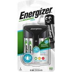 ENERGIZER Pro ACU HR6 POW battery charger 2 AA 2000 mAh batteries
