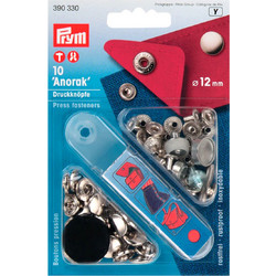 Prym 390330 Τρουκς Anorak 12mm Nικελέ