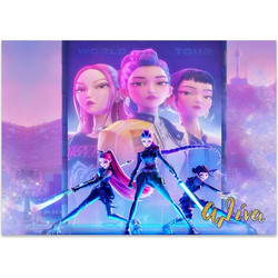 Σουπλά τραπεζιού K-Pop Demon Hunters