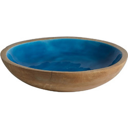 Μπολ Σερβιρίσματος Ξύλινο Μπλέ Marine Business Cocoa - Bowl L Blue