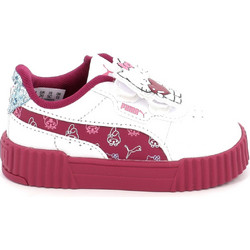 Puma Hello Kitty and Friends Carina 3.0 Παιδικά Sneakers Λευκά Φούξια 403397-01