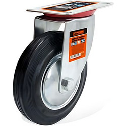 Περιστρεφόμενο ροδάκι επίπλων 160mm 6'' 9367804 - μαύρο