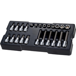 Stanley STMT1-74176 Συλλογή Καρυδάκια - Μύτες Torx 1/4" Σετ 24 Τεμ