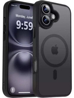 Bodycell MagSafe Back Cover Matte Black (iPhone 16)
