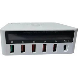Ασύρματος έξυπνος φορτιστής συσκευών USB Jiageng JG665 - λευκό