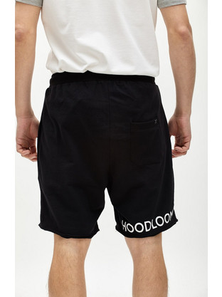 Hoodloom Loose Fit Βερμούδα Μαύρο