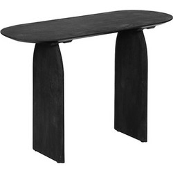 Κονσόλα ξύλινη μαύρη110 x 45 x 77 cm - Plastona