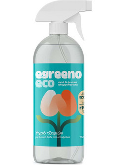 Φυσικό Υγρό τζαμιών Egreeno Eco με λευκό ξύδι από σταφύλια 750ml