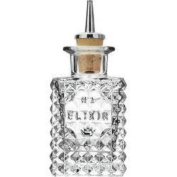 Luigi Bormioli Μπουκάλι Bitter Σκαλιστό Με Pourer 100ml Elixir