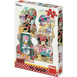 Παιδικό Puzzle Dino Disney Minnie Mouse & Daisy Καλοκαίρι 4x54 Κομμάτια