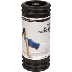 Amila Κύλινδρος Ισορροπίας Foam Roller 33x14cm 96806 Black ΜΑΥΡΟ