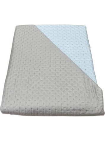 Κουβερλί Μονό Microfiber Διπλής Όψης Cross Desing Γαρύφαλλο 160x240 - Μπεζ-Ανοιχτό Γκρι