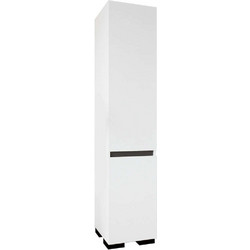 Ντουλάπα Μονόφυλλη Floransa 469ORN1104 45x52x210cm White-Anthracite Μονόφυλλη
