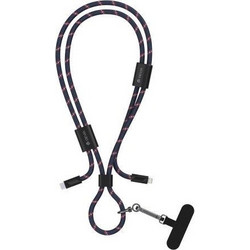 Καλώδιο Σύνδεσης USB 2.0 Devia EC429 Woven Adjustable Lanyard USB C σε Lightning PD 27W 1.6m Cable Pro5 Σκούρο Μπλε N68622