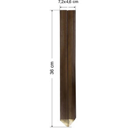 Σετ 10 τμχ πάσσαλοι δοκός 50108 7.2X4.6X36 cm με μύτη-Tesias Group