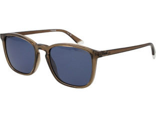 Polaroid Eyewear PLD4123/S 09Q/C3 Ανδρικά Γυαλιά Ηλίου Τετράγωνα Κοκάλινα Καφέ με Μαύρο Polarized Φακό