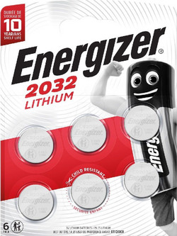 Energizer CR2032 6τμχ