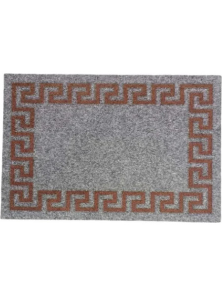Πατάκι Εισόδου με Αντιολισθητική Βάση 40 x 60cm - Γκρι Κόκκινο 7910-2-4