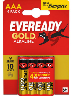 Eveready Gold AAA 4τμχ