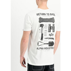 ALPHA INDUSTRIES Return To Base T-Shirt - White