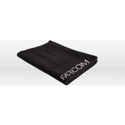 Farcom Professional Επαγγελματική Πετσέτα Μαύρη 50x90