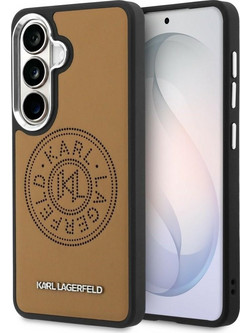 Karl Lagerfeld Perforated KL MagSafe Case Brown (Samsung Galaxy S26 Plus)