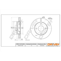 Dr!ve+ Δισκόπλακα - DP1010.11.1205