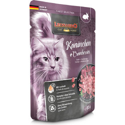Leonardo Adult Grain Free with Rabbit & Cranberries in Gravy 85gr
