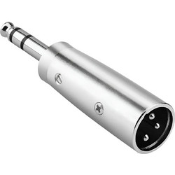 Αντάπτορας Ήχου 6.35mm Σε XLR Stereo Ασημί Goobay 27515
