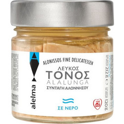 Τόνος λευκός Αλοννήσου σε νερό 212gr alelma