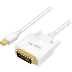 LogiLink Cable DVI-D male - mini DisplayPort male 1.8m (CV0137)