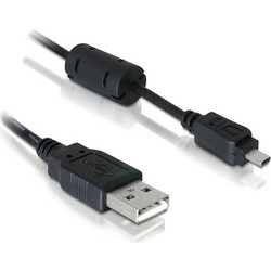 DeLock Nikon Camera Cable USB to 8pin UC-E6 1.83m 82414
