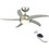 Gruppe L44001 Ανεμιστήρας Οροφής 111cm 55W με Φως Τηλεχειριστήριο & WiFi Γκρι