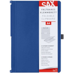 Sax - Πιάστρα Διπλή Αναδιπλούμενη Σε Α4/Α5 30φ, Blueberry 2-750-22