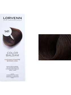 Lorvenn Color Balsam 141 Καστανό Σαντρέ Ημιμόνιμη Βαφή Μαλλιών Χωρίς Αμμωνία 60ml