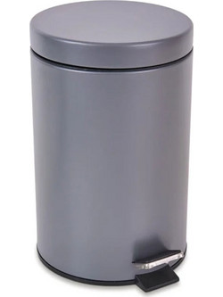 Κάδος Απορριμμάτων Μπάνιου (Φ20x31) Rainbow 7lt Grey Matt 05386.001 05386.001