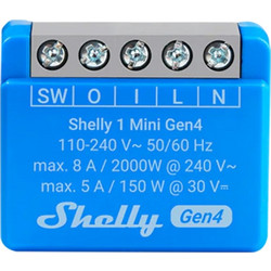 Shelly 1 Mini Gen4 ελεγκτής Zigbee/Matter