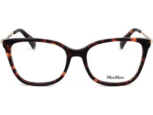 Max Mara MM5079 054 Γυναικείος Σκελετός Γυαλιών Οράσεως Κοκάλινος Μεταλλικός Ασημί Ταρταρούγα