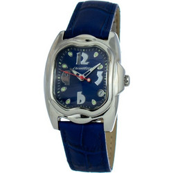 Chronotech Γυναικείο Ρολόι με Μπλε Δερμάτινο Λουράκι CT7274L-03