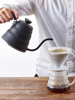 Kettle HARIO 4977642021563 (1.2l black color)