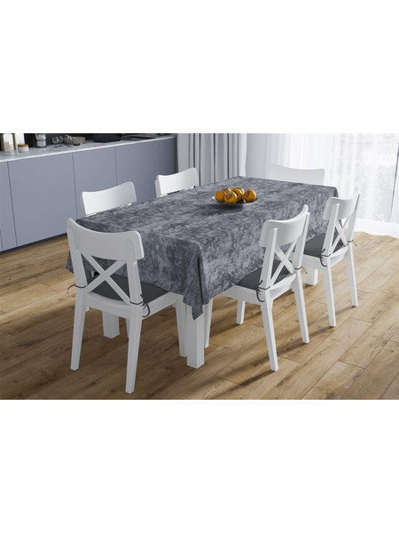 ΑΛΕΚΙΑΣΤΟ ΣΕΤ 2 τεμ (ΤΡΑΠ/ΛΟ 140X140 & ΤΡΑΒΕΡΣΑ 40X140) Panama Shadow Dark Grey 70/30 Cott/Pol Dimcol