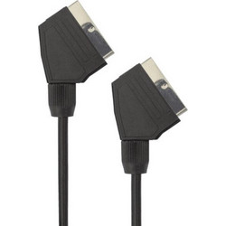 SBOX CABLE SCART MALE - SCART MALE 21-PIN 1.5 M BLACK