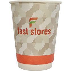 FAST STORES χάρτινα ποτήρια καφέ, 16oz, χωρίς καπάκι, 20τμχ