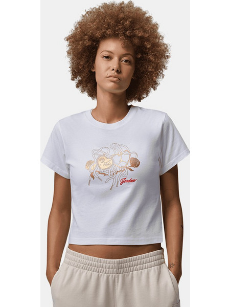 Jordan Brooklyn Graphic Γυναικείο T-Shirt IR0782-100 White