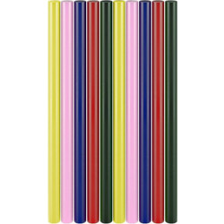 GOOBAY ράβδοι σιλικόνης 77856, Φ11mm x 200mm, διάφορα χρώματα, 10τμχ