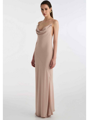 Slip Crepe Dress Ecai