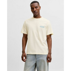 JACK & JONES JORRIVIERA VINTAGE POSTER BACK TEE SS CN - 12295202 - ΑΝΔΡΙΚΟ - Antique White