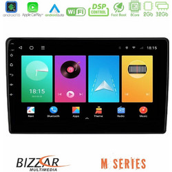 Bizzar M Series Android16 Ηχοσύστημα Αυτοκινήτου με Οθόνη 9" & GPS